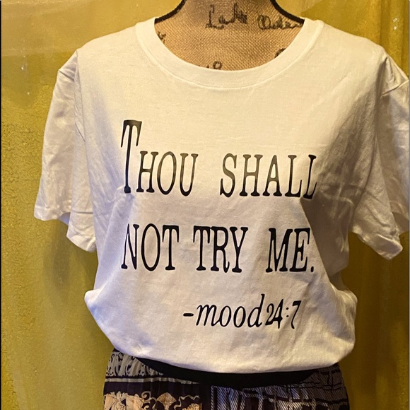 Thou Shall Not Try Me T-Shirt - Picture 1 of 1